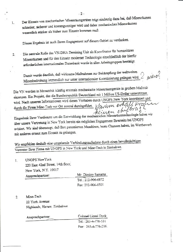Scan Dokument 11 Auswrtiges Amt vom 09.01.1997 Seite 2
